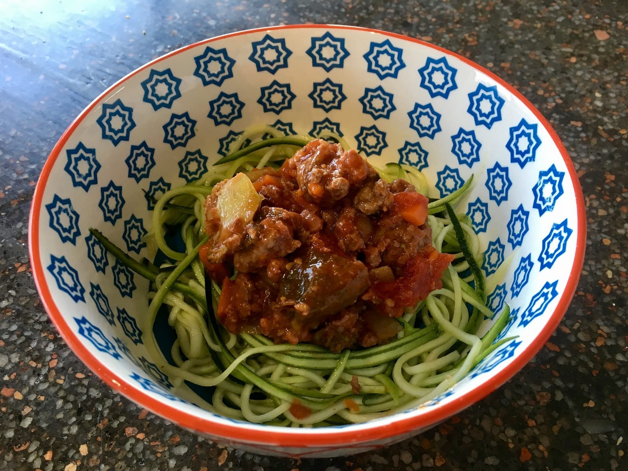 Bolognese With Zucchini Noodles | Move Massage Fitness Lifestyle