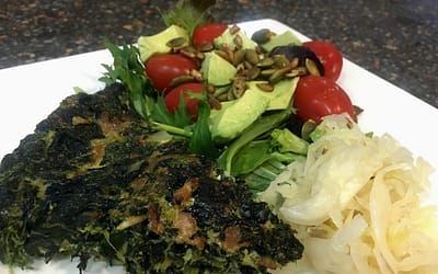 Dairy Free, Gluten Free, Spinach and Bacon Frittata